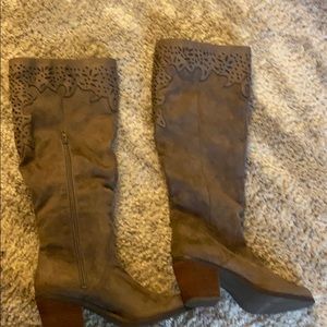Mid calf boots